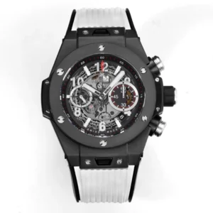 ZF Factory Hublot Big Bang Unico Colorful Ceramic Watch – Black with Rubber Strap, 45mm – Super Clone Excellence
