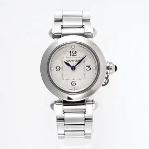 3K Factory Cartier Pasha de Cartier Watch Silver Stainless Steel – Top Replica Watch