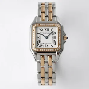 3K Factory Cartier Panthere de Cartier Watch Silver Two Tone Small 22MM- Best Replica Watch