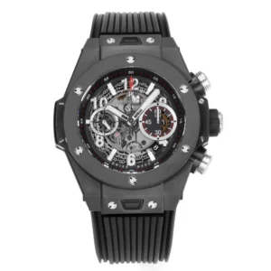 ZF Factory Hublot Big Bang Unico Black Magic 45mm Colorful Ceramic Watch with Rubber Strap – Super Clone Excellence
