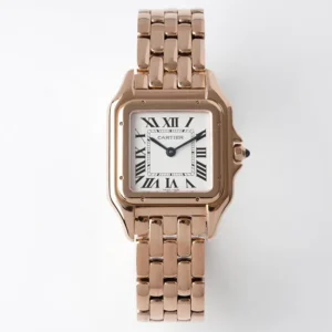 3K Factory Cartier Panthere de Cartier 27x37mm Rose Gold Watch – Top Fake Cartier Watch