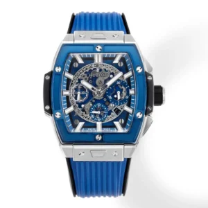 ZF Factory HUBLOT Spirit of Big Bang Blue Titanium & Resin Limited Edition Watch – Model 642.NX.0170.RX – Best Replica Watch