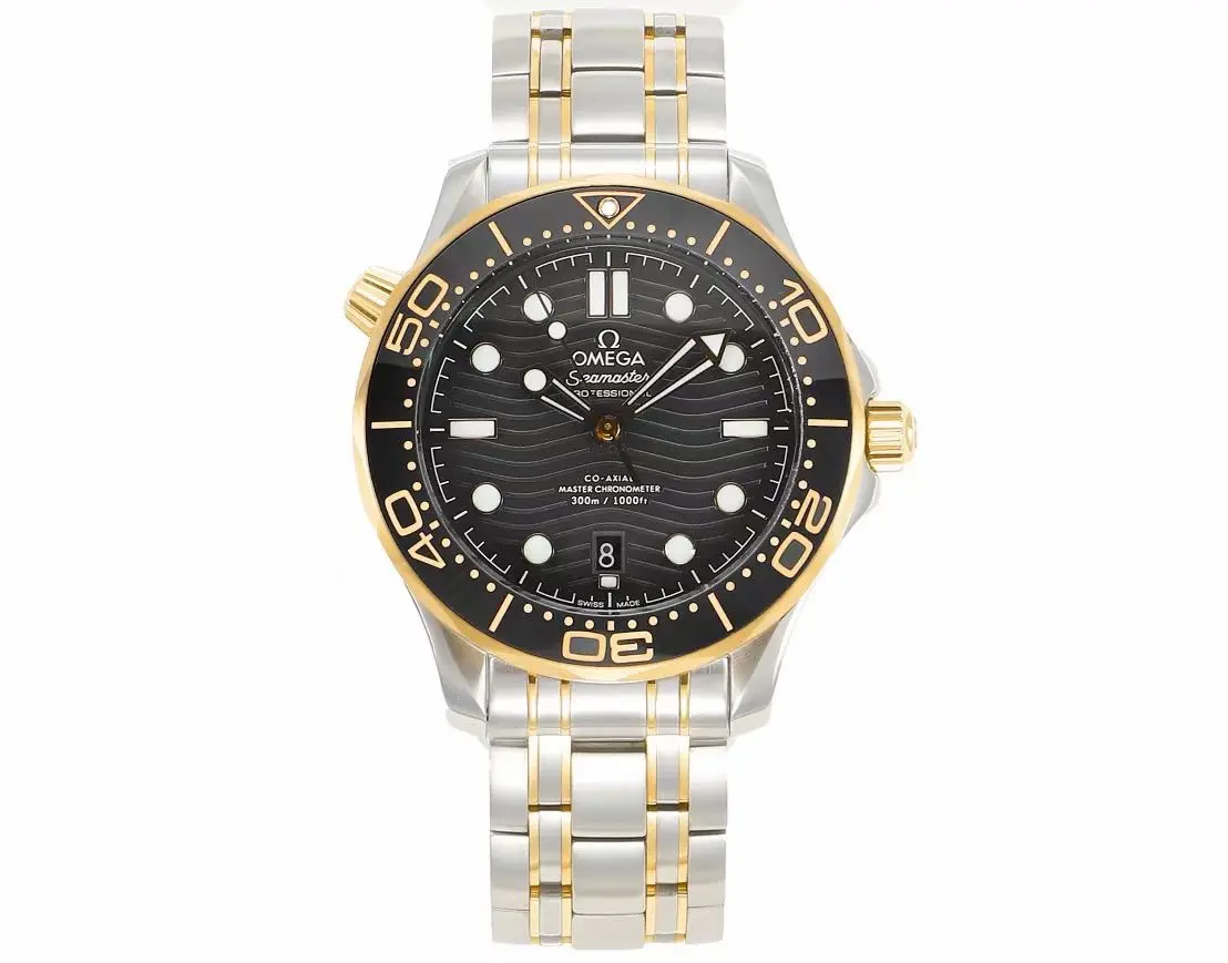 VS Factory OMEGA Seamaster Planet Ocean 600m Co-Axial Master Chronometer 42mm Diver’s Watch – Black Ceramic Bezel, Two-Tone Stainless Steel Bracelet with Premium VSF Watches Craftsmanship