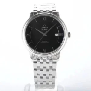 Omega De Ville Prestige Black Dial Steel