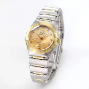 Omega Constellation 29mm Champagne Dial Two-Tone VSF Watch Replica
