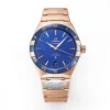 OMEGA Constellation 41mm Blue Rose Gold VSF Replica Watch