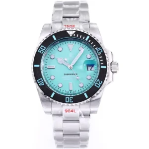 VS Factory Rolex Submariner PARAKEET Custom Watch – Gradient Green Dial, Carbon Fiber Bezel, Stainless Steel