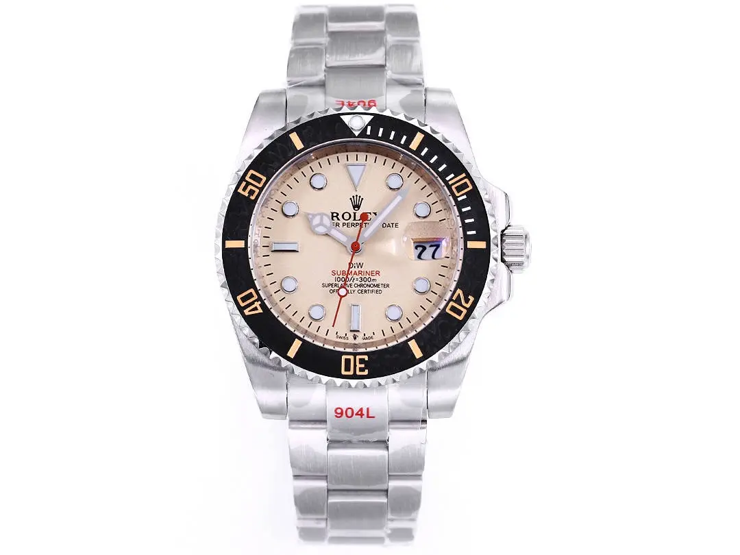 Rolex Submariner PARAKEET Carbon Fiber Bezel, 904L Stainless Steel Luxury Watch