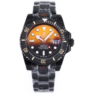 VS Factory Rolex Submariner PARAKEET – Custom Gradient Green Dial, Black Carbon Fiber Bezel, 904L Steel VSF Luxury Watch from VSF Watches