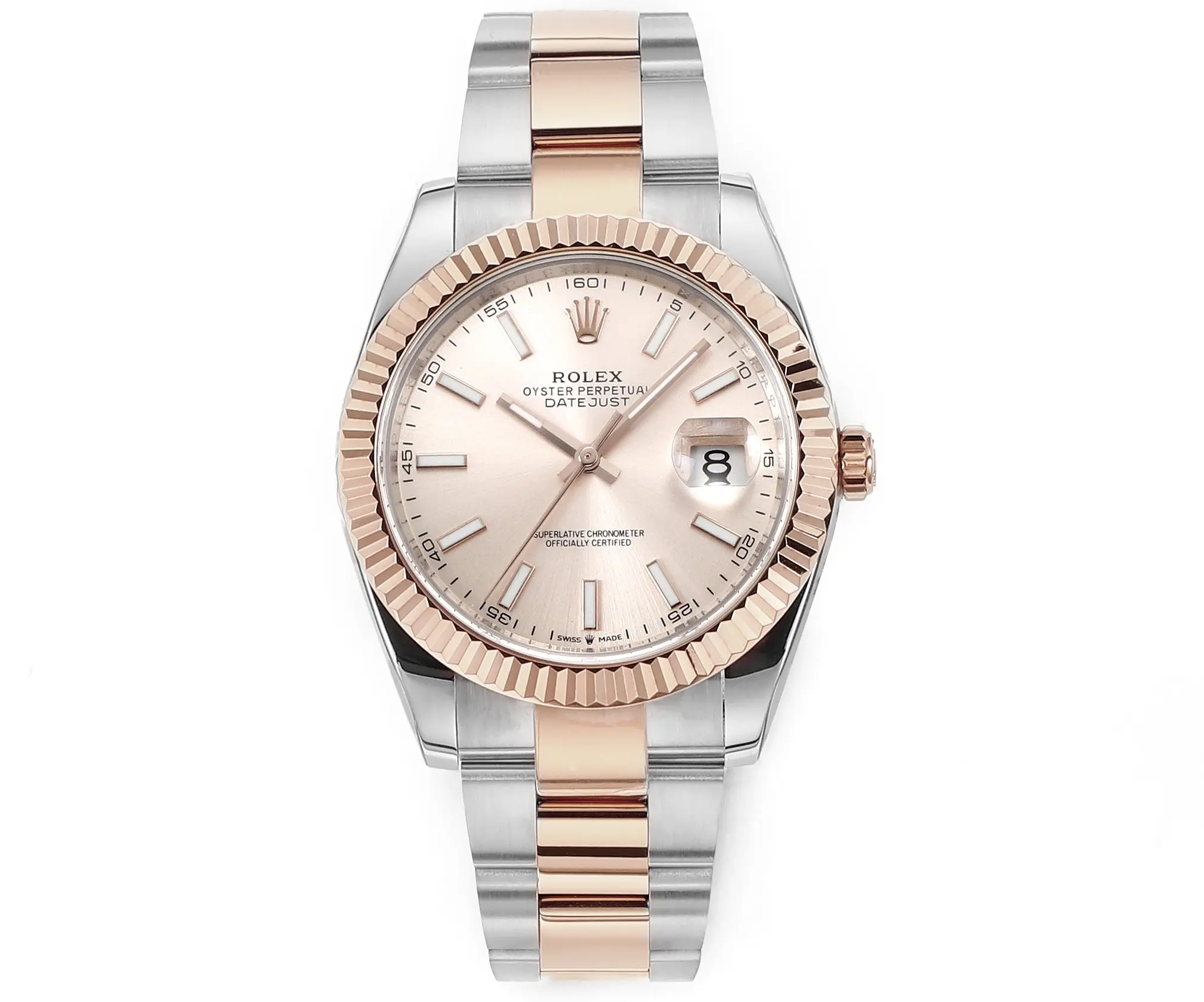Rolex Datejust 41mm Two-Tone Rose Gold and Stainless Steel