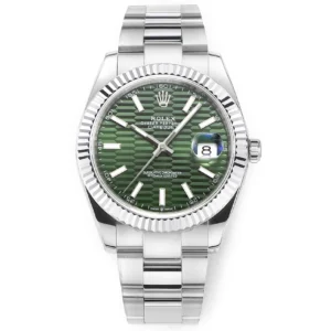Rolex Datejust 41mm Green Fluted Bezel – Super Clone VSF Watches Edition