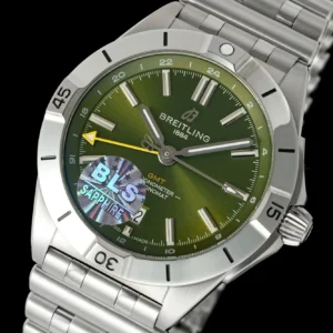 BLS Factory Breitling Superocean Automatic 42 Green Dial Stainless Steel Bracelet Men’s Watch