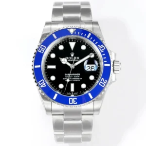 VS Factory Rolex 41mm Submariner Men’s Luxury Watch – Black Dial with Blue Ceramic Bezel